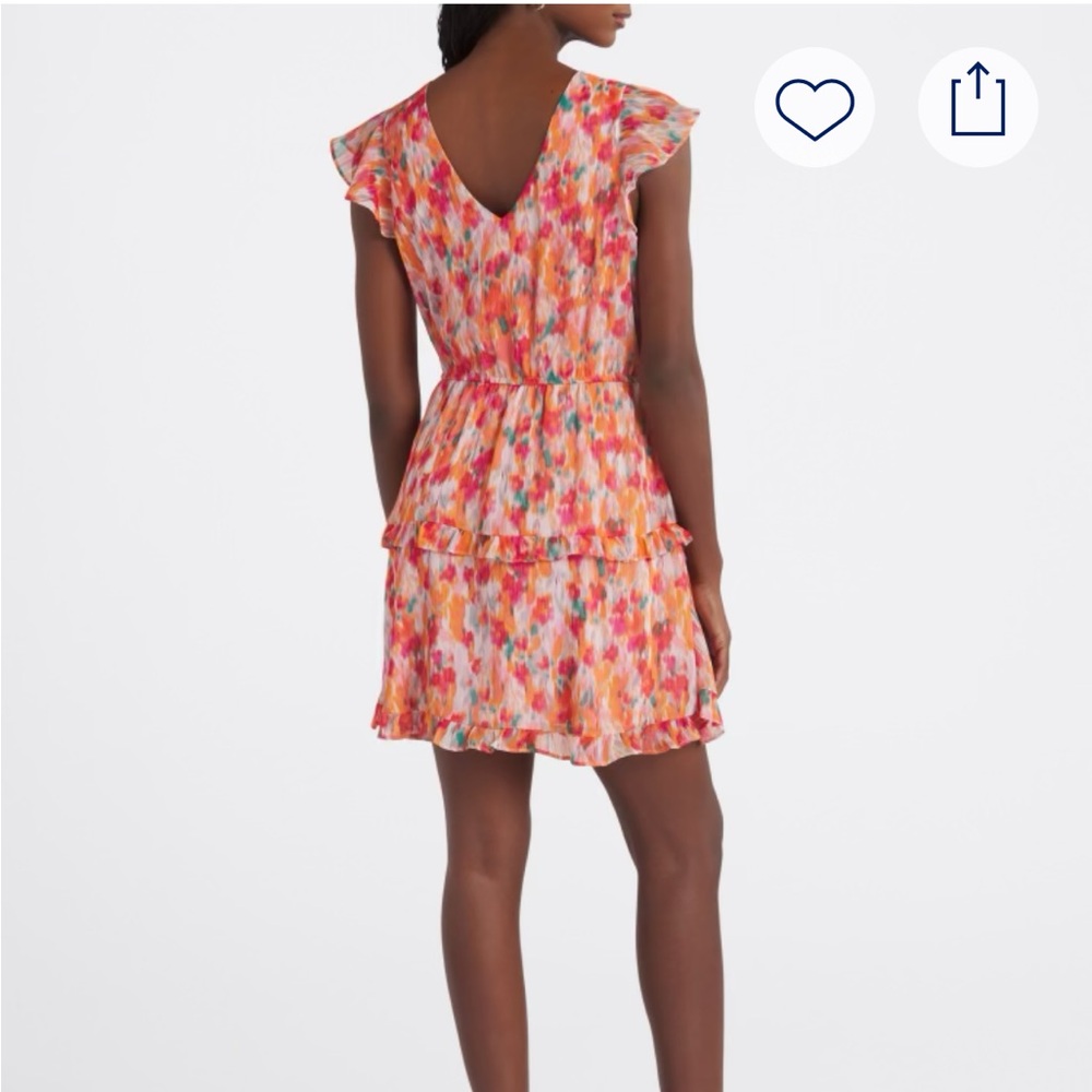 Vibrant Multicolor Ruffle Mini Dress - Picture 2 of 7